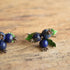 Blueberry Gemstone & Enamel Earrings